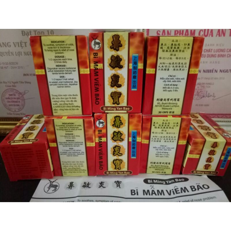 Bì mẫm viên bảo viêm xoang