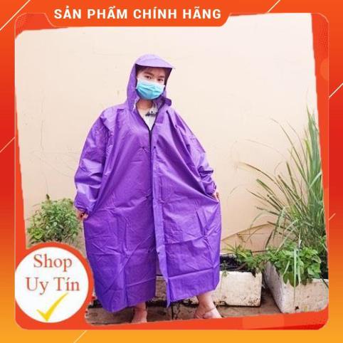 Áo Mưa Măng Tô Hàn Quốc, Áo Mưa Khoá Kéo Vải Dù Cao Cấp, Khổ To Rộng, Màu Sắc Tươi Sáng