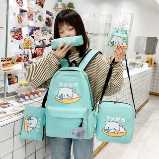 set 4 món balo đi học đẹp