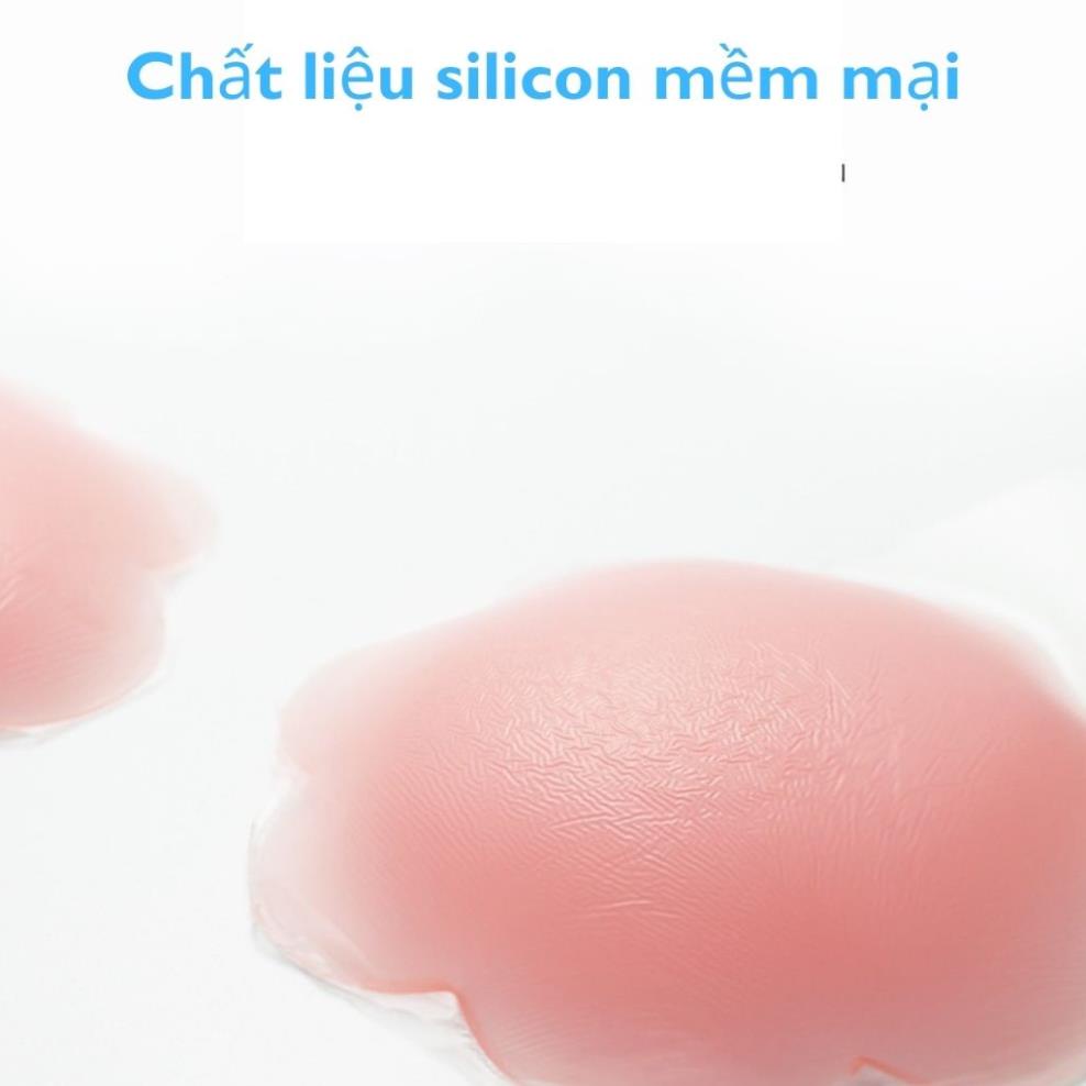 Miếng dán ngực ti silicon nâng ngực, áo ngực dán chống chảy xệ sử dụng nhiều lần JOCOSI D2002-0100