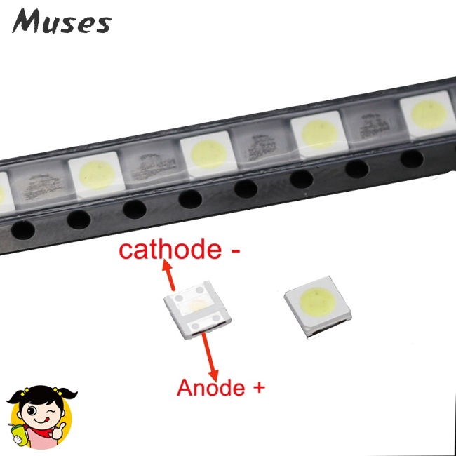 Muse07 Set 50/100 đi ốt phát quang 3535 SMD LED 2W 6V/1W 3V dành cho màn hình TV LCD