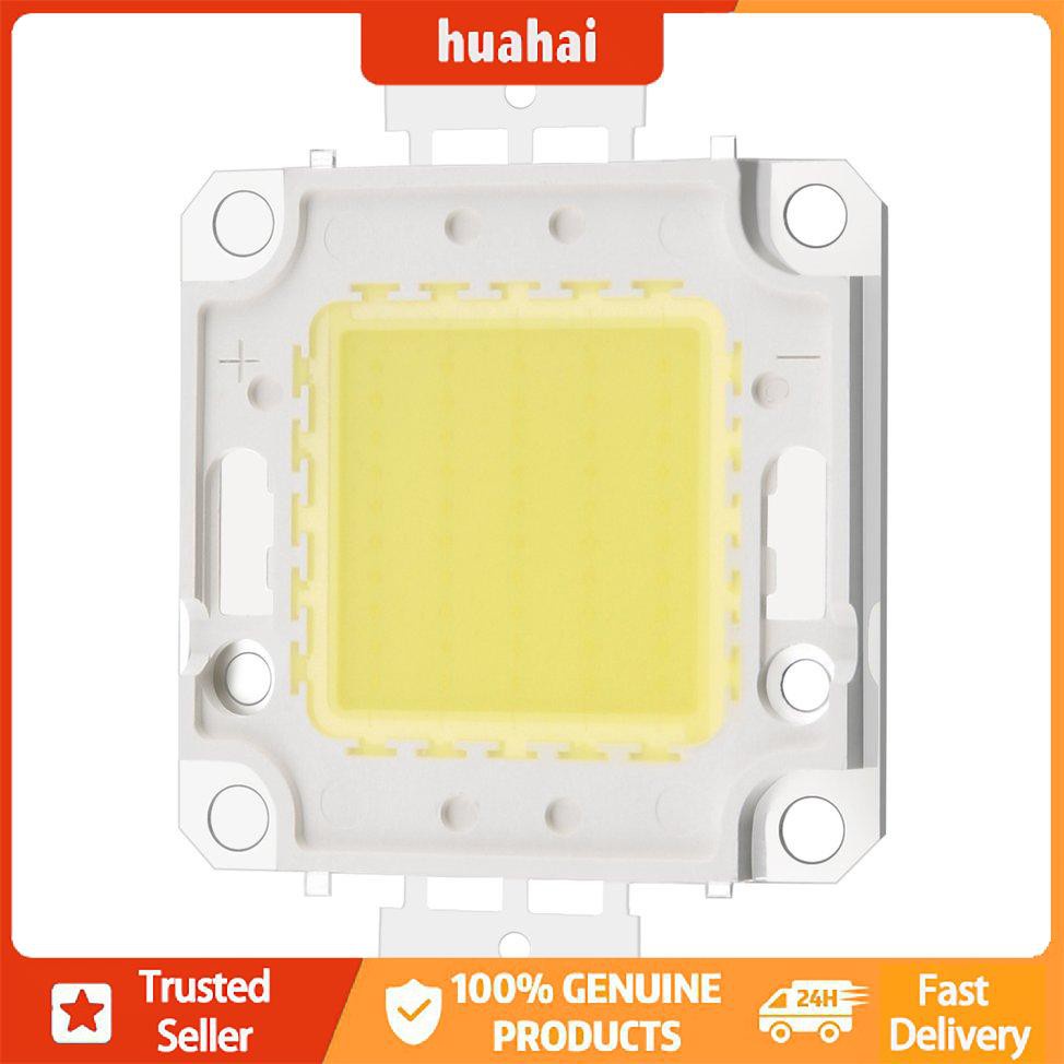 Nhôm trắng / Trắng ấm RGB SMD Led Chip Hạt đèn pha 50W 5000LM