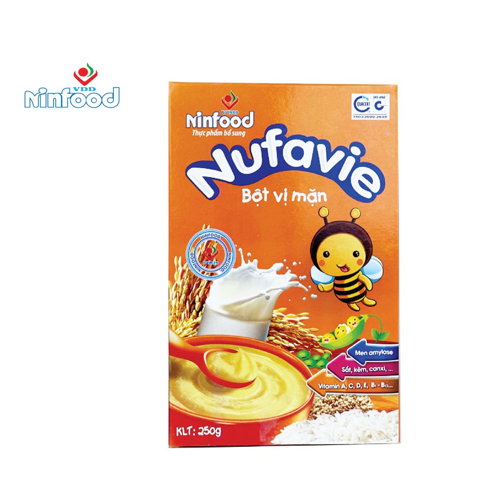 Bột dinh dưỡng Nufavie - Viện Dinh dưỡng Quốc gia NINFOOD - hộp 250g