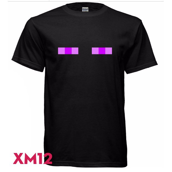 SALE- Áo thun Minecraft Enderman Face. - cực HOT