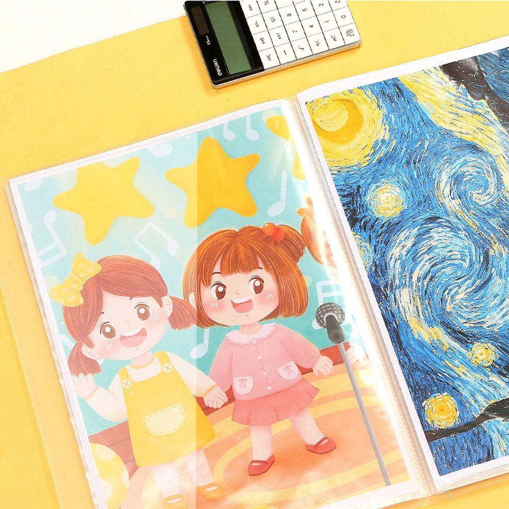 AUGUSTINE Bìa Giấy Kiểm Tra Tài Liệu Khổ A4 Trong Suốt Tiện Dụng Cho Văn Phòng / Trường Học