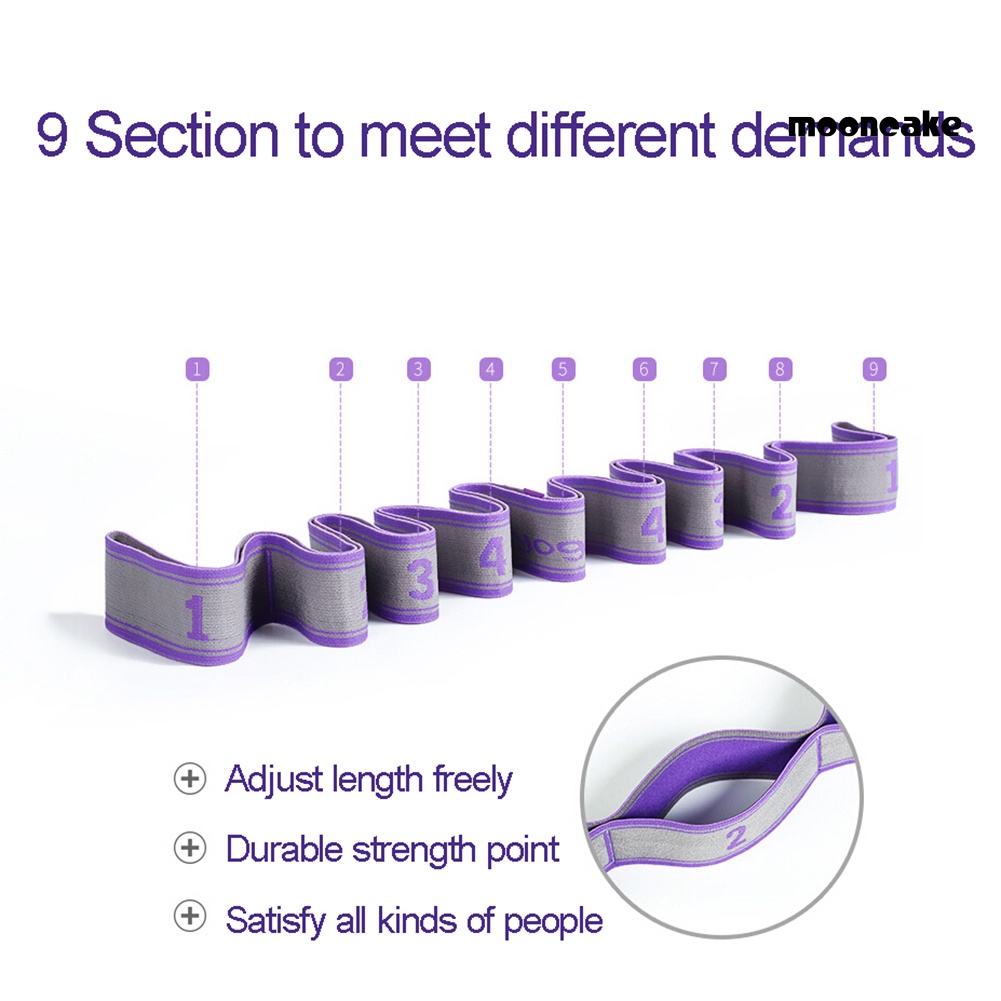 Dây Đai Kháng Lực Co Giãn Hỗ Trợ Luyện Tập Yoga / Thể Hình