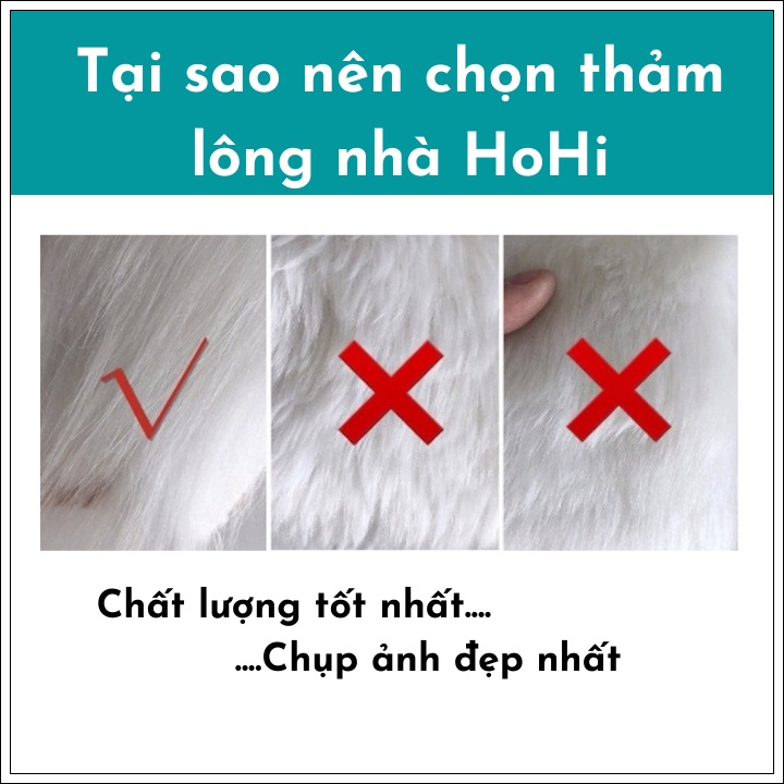 Thảm Lông Chụp Ảnh Sản Phẩm Nhỏ Giá Rẻ, Thảm Mini Dài Mịn, Chụp Hình Nail, Quần Áo - Trắng, Xám, Hồng, Đen - HoHi Decor