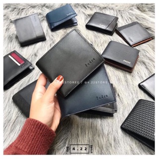 Ví da trơn lì basic fullbox kèm hộp túi hãng