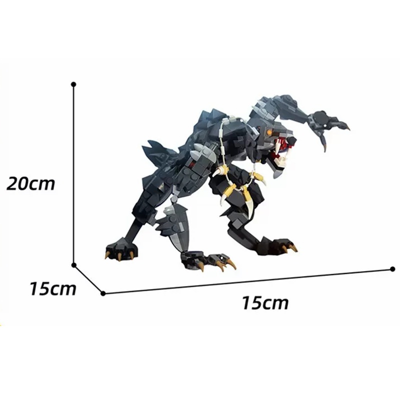 Bộ Đồ Chơi Lắp Ráp Hình Sói Gồm 448 Mảnh Ghép Sáng Tạo Cho Bé