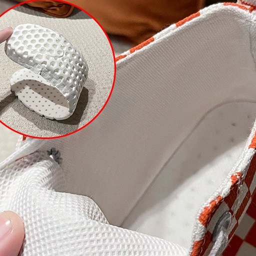 Giày thể thao nữ ULzzang Caro đen cam cổ cao Giầy sneaker QC cao cấp Hot 2022