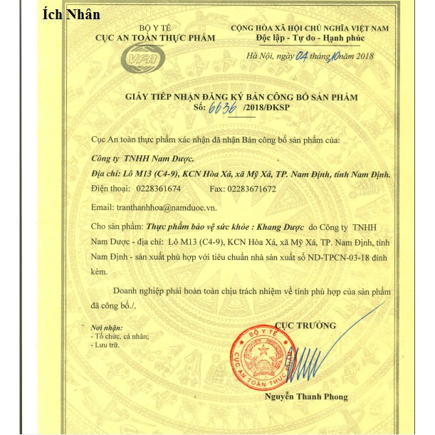 Viên Uống Khang Dược Tăng Cường SInh Lý Nam