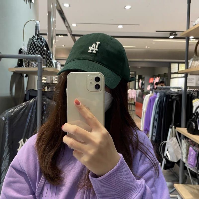 Mũ Lưỡi Trai LA Màu Xanh [FREESHIP]Chất vải bố Unisex, hottrend phong cách Hàn Quốc