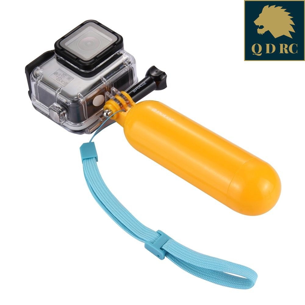 Phao nổi cầm tay vàng phụ kiện action cam Gopro Hero Sjcam Eken Amkov Xiaomi YI QUADVIC.COM N00046