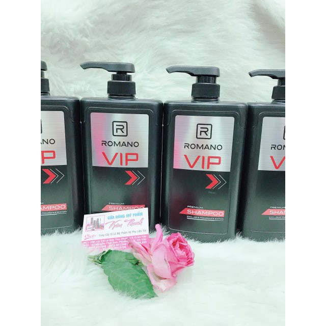 Dầu Gội Cao Cấp Cho Nam Romano VIP 650g