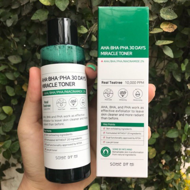 Nước Hoa Hồng Some By Mi AHA-BHA-PHA 30 Days Miracle Toner - 150ml | BigBuy360 - bigbuy360.vn
