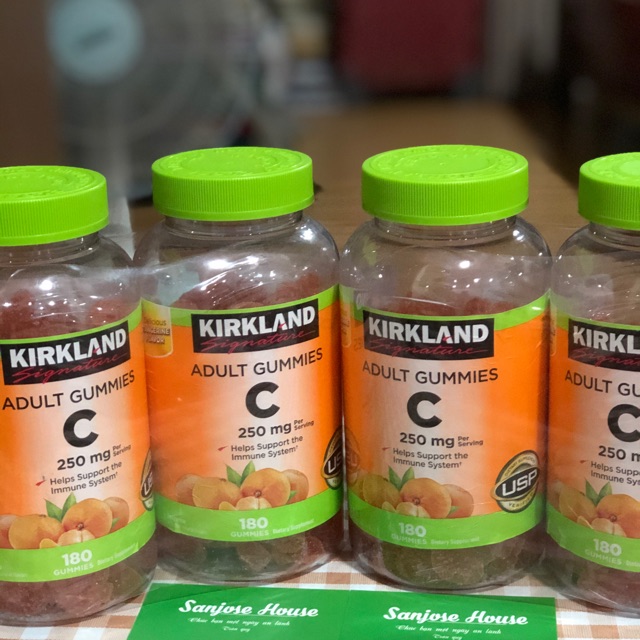 Kẹo dẻo Vitamin C 250mg Kirland 180 viên