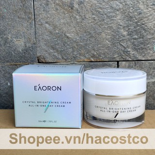 Kem dưỡng trắng tinh thể EAORON Crystal Brihtening Cream All - In - One Day Cream - Kem ngày trứng cá trắng ban ngày