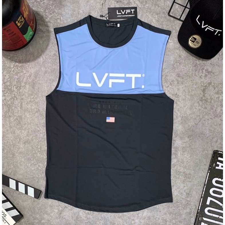 [sale sốc] áo tanktop thể thao nam LIVEFIT,áo sát nách nam.