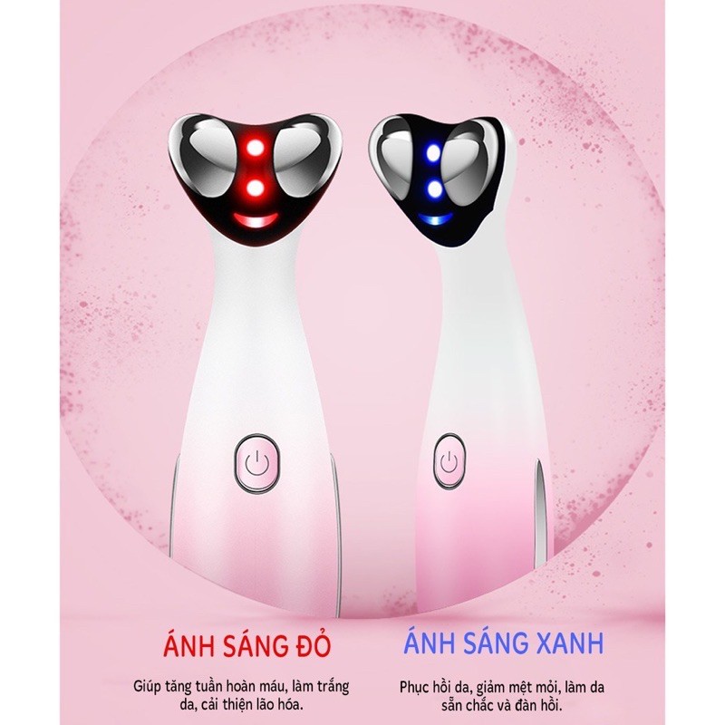 Máy massage mắt Công nghệ nâng cơ RF D118- matxa giảm thâm mắt, bọng mắt, nếp nhăn Dinh Dinh - Máy làm đẹp