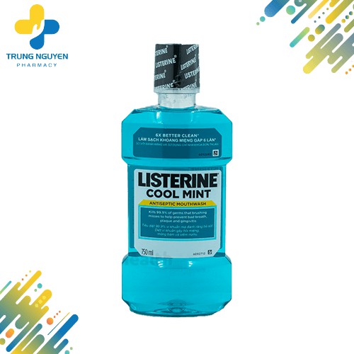 Nước súc miệng Listerine hương bạc hà (Chai 100ml - 250ml - 750ml)