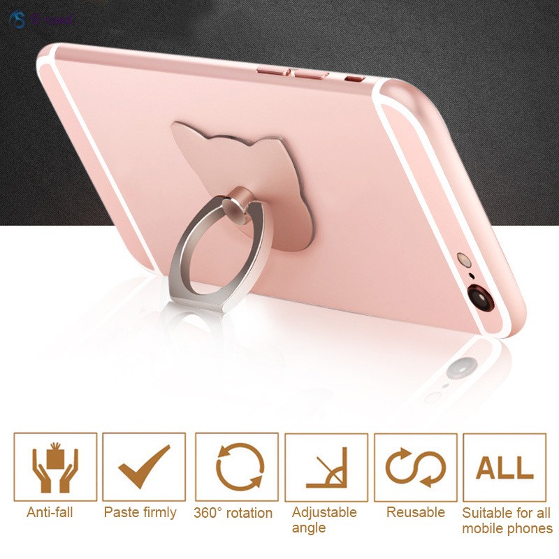 Giá Đỡ Điện Thoại Dạng Nhẫn Hình Hoạt Hình Đáng Yêu Tiện Dụng Cho Iphone Android | BigBuy360 - bigbuy360.vn