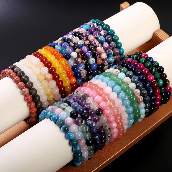 Vòng Tay Chuỗi Hạt Đá Tự Nhiên 8Mm Cho Nam Nữ | BigBuy360 - bigbuy360.vn