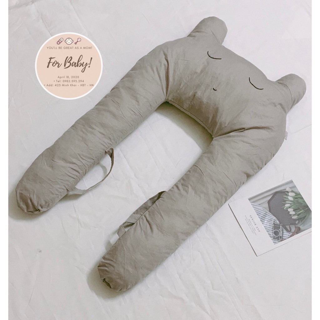 Gối ôm chữ U đa năng cho bé