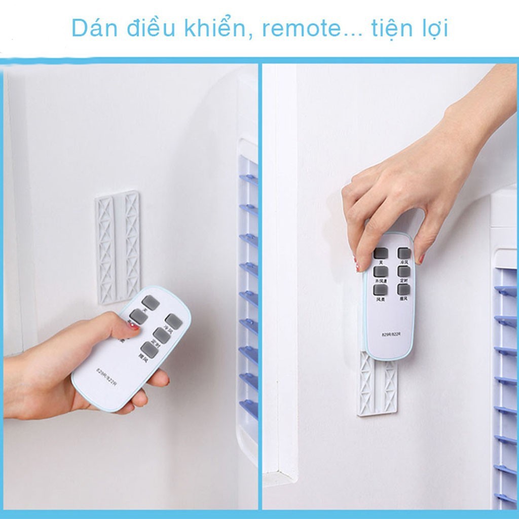 ( THANH LÝ SỐC DC 20 )Treo cục phát wifi , ổ cắm điện , remote với bộ dán tường Living C tháo lắp tiện lợi _T24