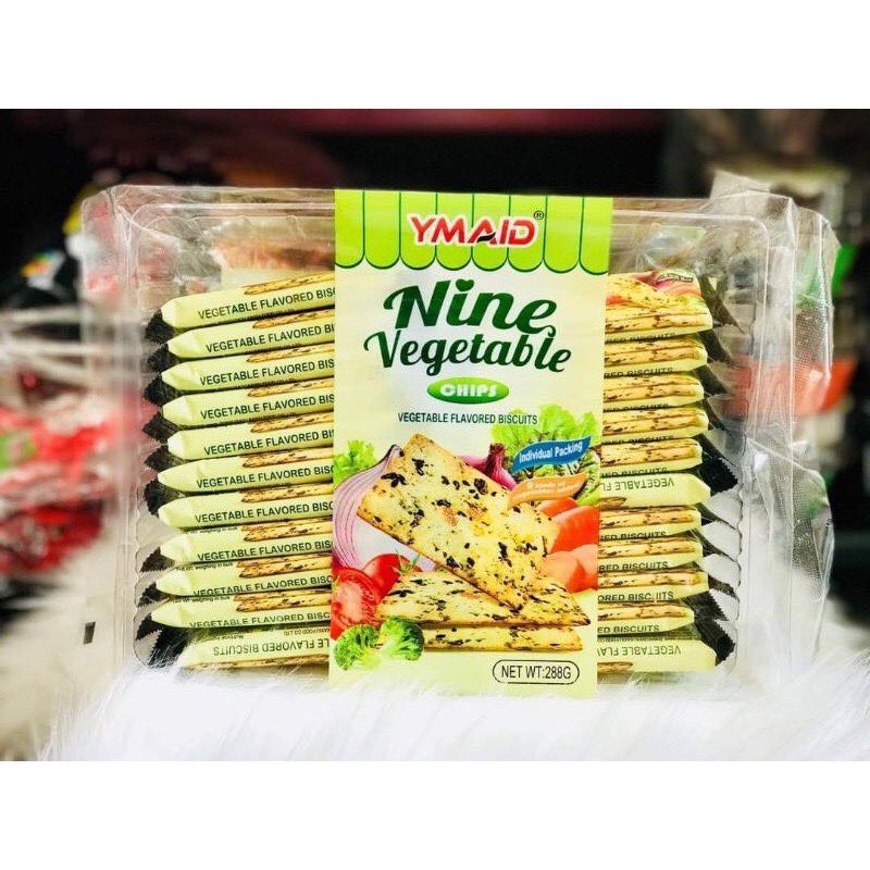 Bánh quy vị rau củ và phomai Ymaid HongKong (gói 288g)
