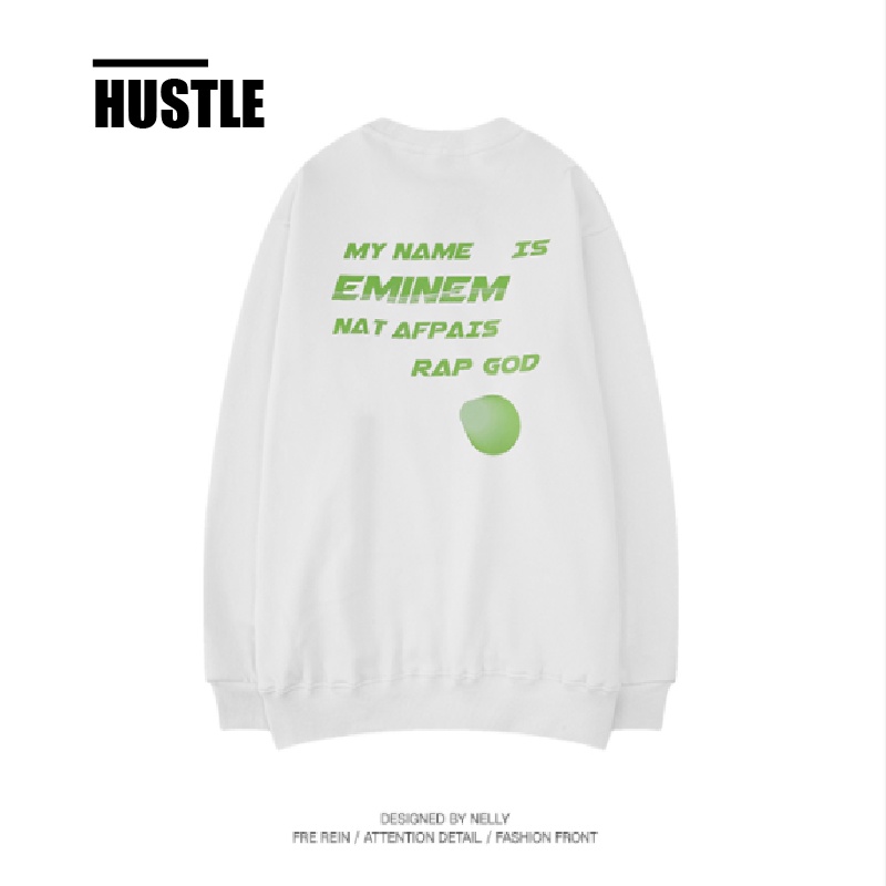 Áo Nỉ Sweater Nelly - Eminem, Áo nỉ dài tay nam nữ phong cách Streetwear