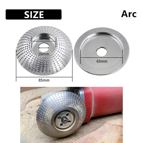 Phụ Kiện Gắn Máy Mài Góc Dĩa Mài Điêu Khắc Gỗ Vòng Cung Lỗ Mũi Khoan 16MM