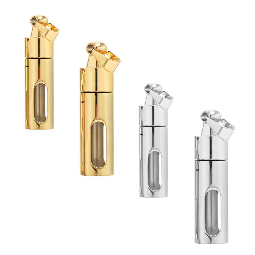 CACTU Dây Chuyền Mặt Ống Thủy Tinh Đựng Nước Hoa Thời Trang Unisex