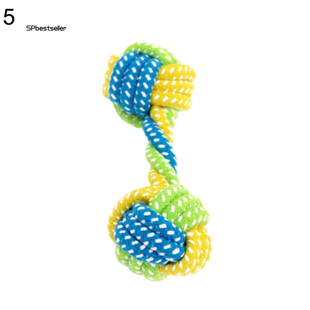 Đồ chơi dây thừng cotton gặm làm sạch răng cho thú cưng