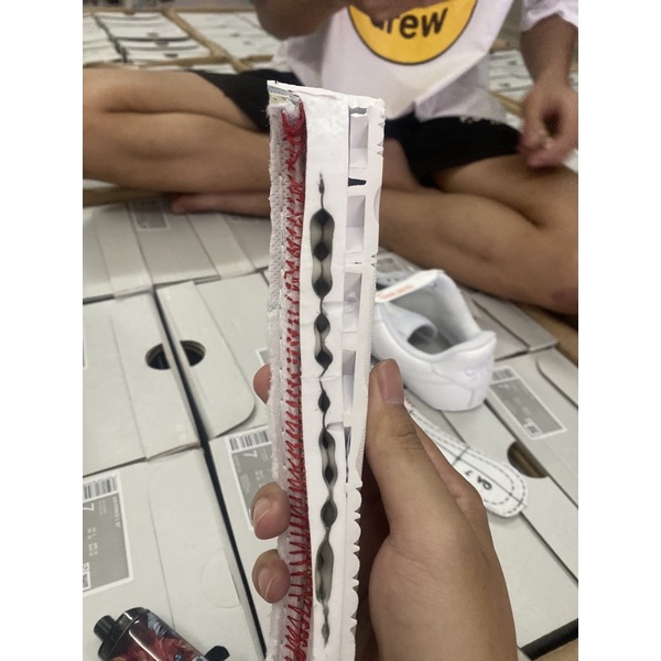Giày Sneaker nam big size độn đế tăng chiều cao , thể thao Air Force 1 Full trắng cao cấp đế Air 46 47 tich chu shop