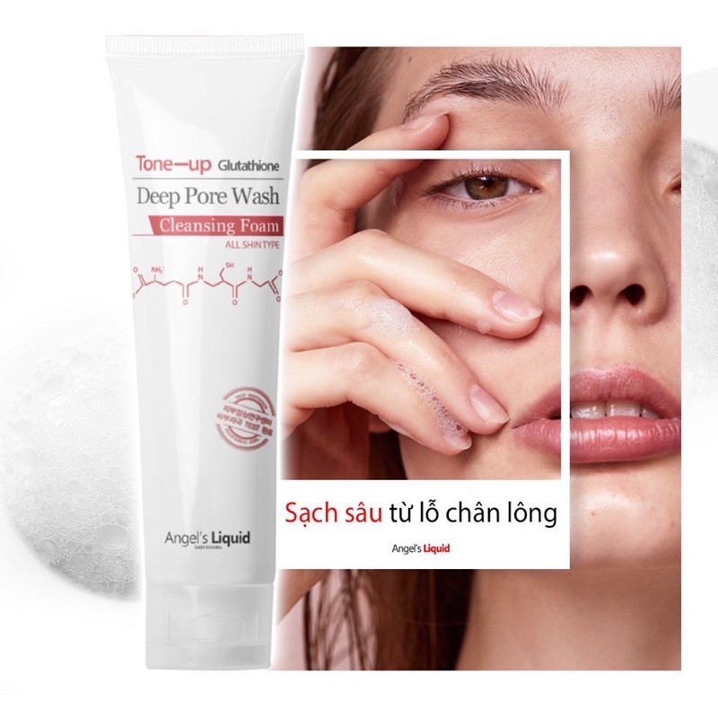 Sửa rửa mặt dưỡng trắng, làm sạch sâu Angel’s