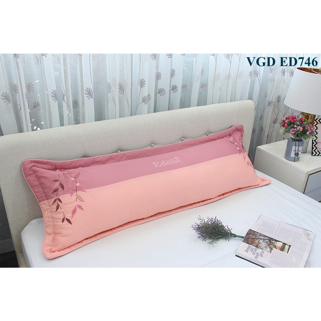 Vỏ Gối Đôi Edena 45x140cm  - Cao Cấp, Chính Hãng