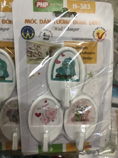 Combo 60 vĩ móc dán tường (3cái/1vĩ)