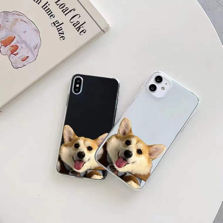 Ốp Điện Thoại Hình Corgi Dễ Thương Chống Sốc Cho Iphone 13 Pro 11 Pro Max Xr 6s 7 8 Plus 12 Mini 14Pro Xs Max