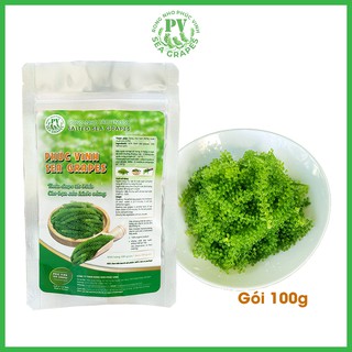 Rong Nho Tách Nước Phúc Vinh Gói 100gr Ăn Liền Thơm Ngon Giòn Giòn - Hàng Loại 1