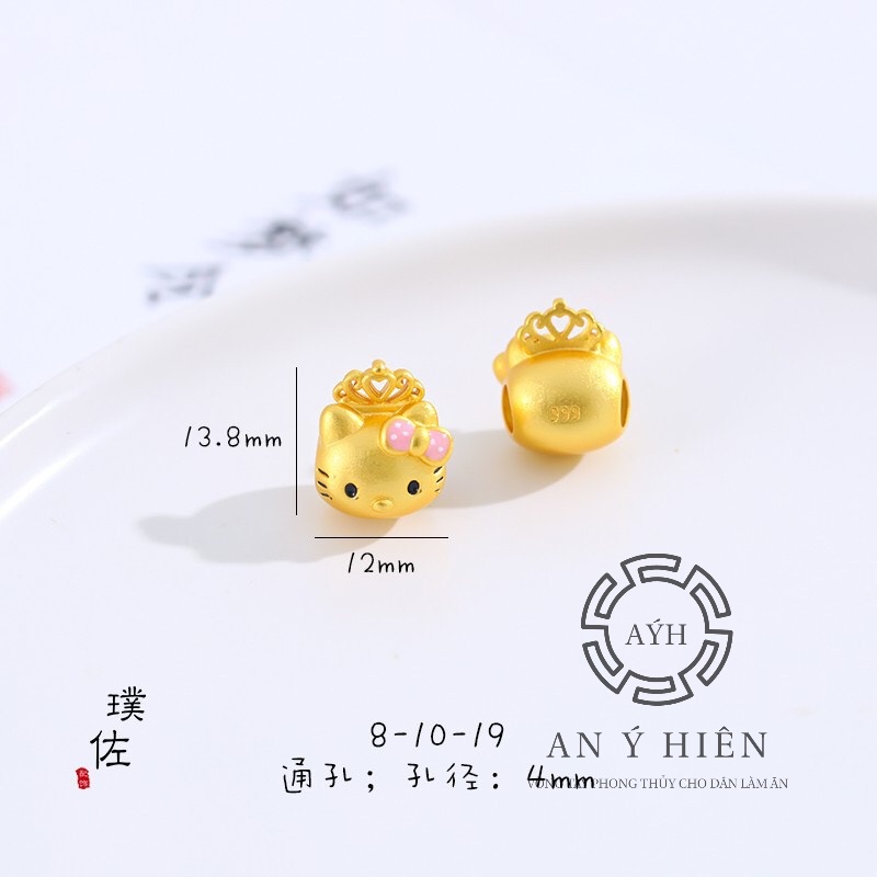 Charm Kitty hồng đội vương miện #C521 ( An Ý Hiên)