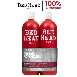 [SIÊU GIẢM GIÁ] Bộ dầu gội xả, dầu gội Tigi Bed Head 750ml, 2 dưỡng ẩm và phục hồi tóc hư tổn