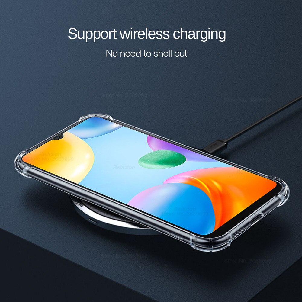 Clear Airbag Anti-Scratch Shockproof Phone Cover For xiaomi redmi 10c Case xiomi redmy 10 c 6.71''tempered glass lens protect