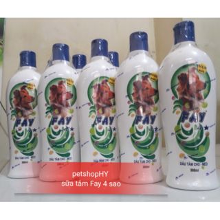 Sữa tắm cho chó Fay 4 sao 300ml