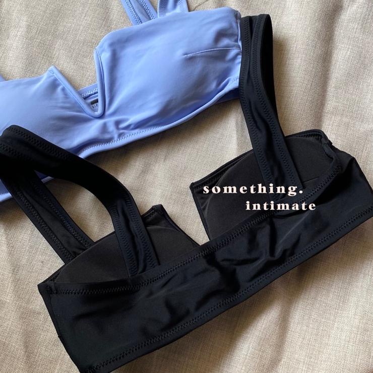Kết thúc... Aerie by American Eagle Pique V Áo Ngực Bikini Không Dây Thương Hiệu Cho Nữ