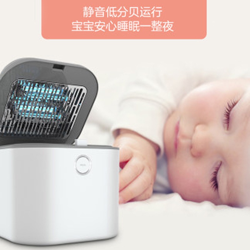 Máy tiệt trùng sấy khô bình sữa Mamahome dung tích 10L cho trẻ sơ sinh bằng tia UV,tặng kèm Ổ 3 CHẤU
