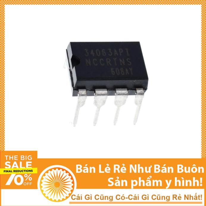 Linh Kiện IC Nguồn MC34063A 1.2A DIP8