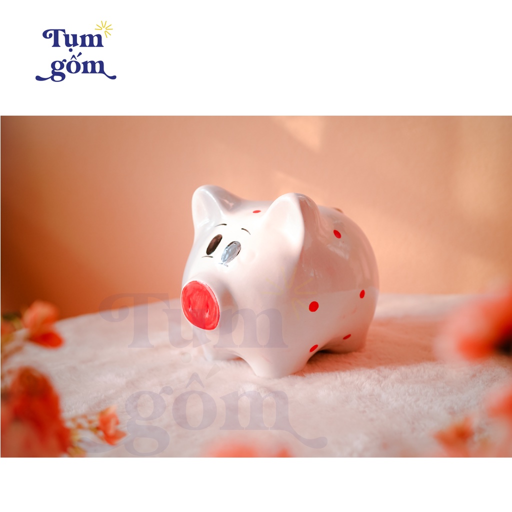HEO ĐẤT TIẾT KIỆM CHO BÉ Hàng chuẩn Gốm Bát Tràng