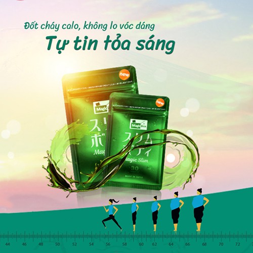 Viên uống hỗ trợ giảm cân Magic Slim - Hộp 30 viên ( Chính hãng từ Nhật Bản ) | BigBuy360 - bigbuy360.vn