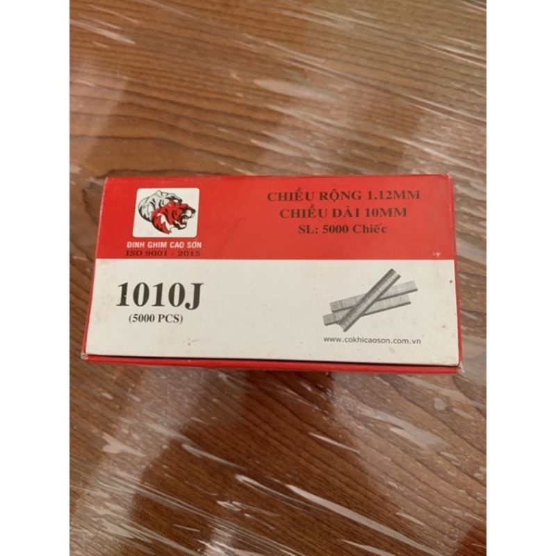 Hộp 5000 Đinh ghim chữ U, đinh ghim công nghiệp đủ kích thước 1006J, 1008J , 1010J, 1013J, Kim bấm súng hơi