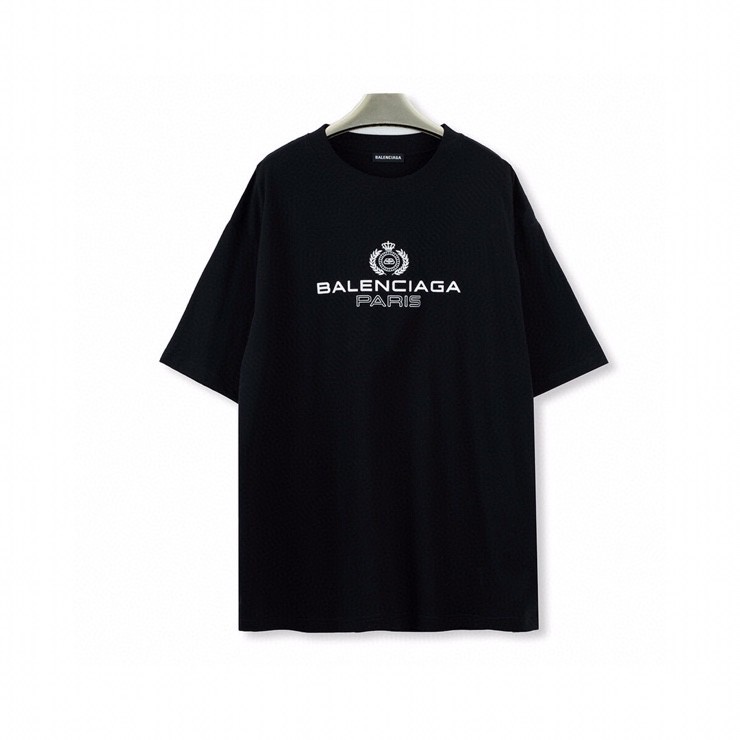 Áo thun nữ ngắn tay in chữ BALENCIAGA
